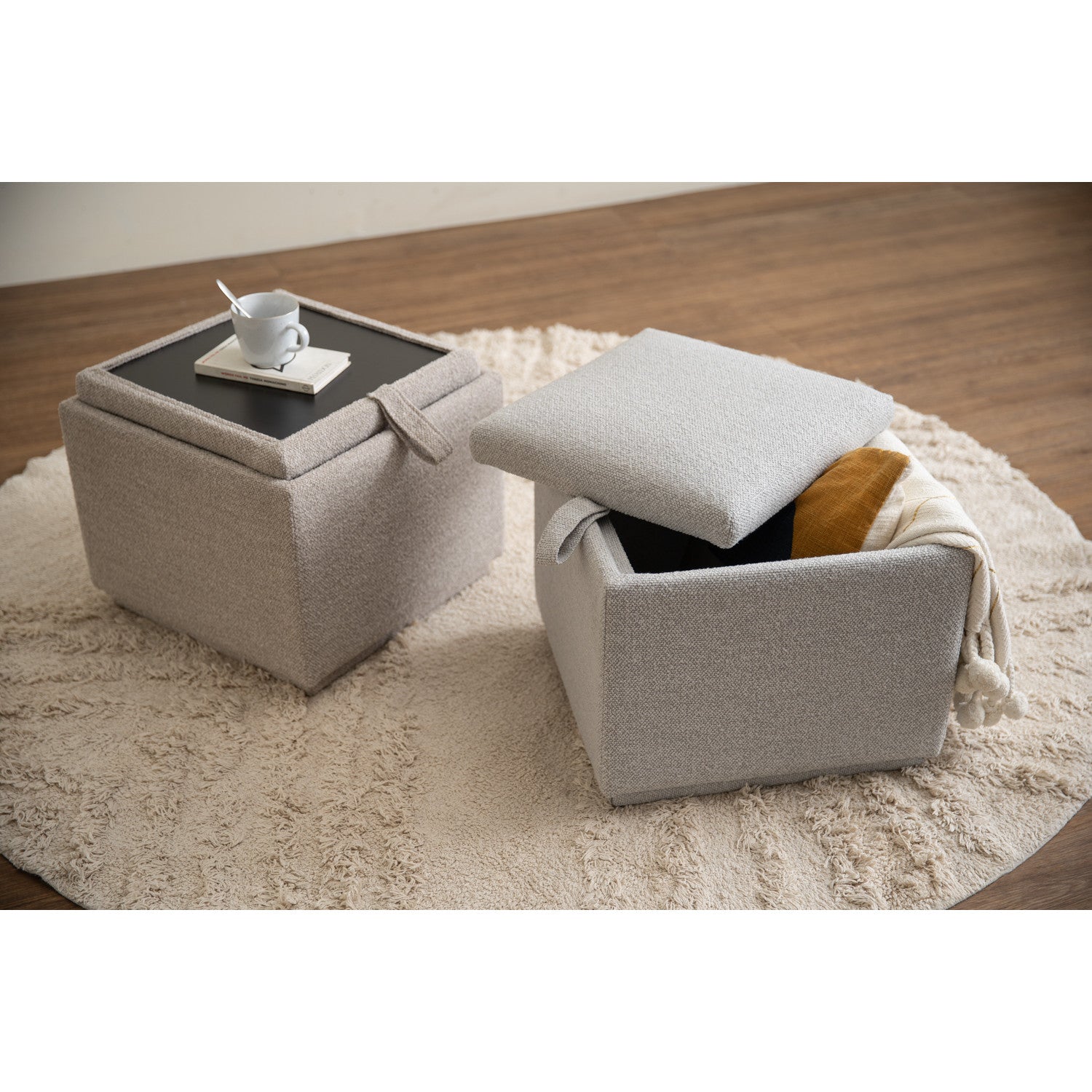 Cylas Pouf With Storage